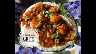 How To Make Shrimp and Grits  Tasty Shrimp Grits Recipe [upl. by Refotsirhc733]