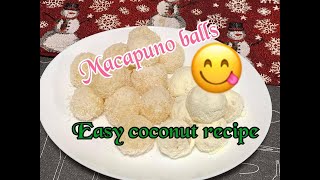 Macapuno Balls  Macapuno Candy  Coconut recipe  DesireeK’s Easy and Tasty Recipes [upl. by Arua452]