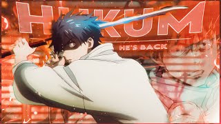 HES BACK 💥 YUTA OKKOTSU  HUKUM  AMV  EDIT [upl. by Zoeller]