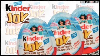 Kinder Joy Disney Princess Chocolate Surprise Eggs [upl. by Bilak]