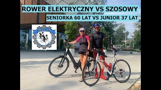 rower elektryczny vs szosowy 60 lat vs 37 lat [upl. by Iow]