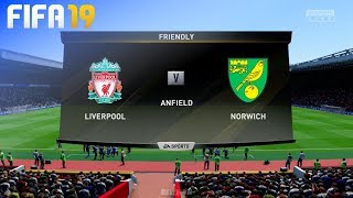 FIFA 19  Liverpool vs Norwich City  Anfield [upl. by Pegasus]