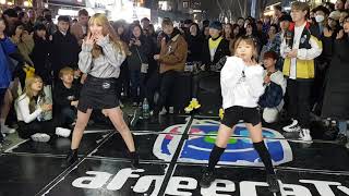 190302 Friday  춤추는 곰돌 홍대 버스킹 직캠ㅣFriday  AF STARZ Hongdae busking fancam [upl. by Noellyn]