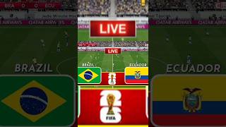 Brazil vs Ecuador FIFA World Cup 2026 [upl. by Cyndi]