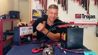 How to Test Golf Cart Batteries  Troubleshooting Batteries [upl. by Enidlareg]