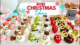 🎄 11 POSTRES SIN HORNO de NAVIDAD para VENDER y GANAR DINERO desde CASA 🎅🏼 IMPRESIONA a tus CLIENTES [upl. by Aimit]