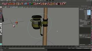 Maya Rigged Fishing Poles Demo [upl. by Arihay]