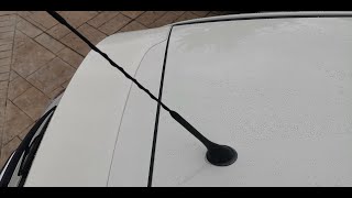 fiat 500 roof aerial antenna base replacement Panda is similar [upl. by Adnaval]