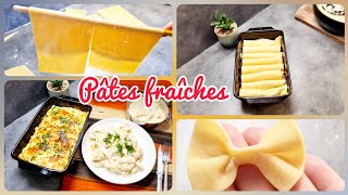 Pâtes fraîches maison sans laminoire  Lasagne et cannelloni recette INRATABLE  pas à pas😍 [upl. by Kawai]