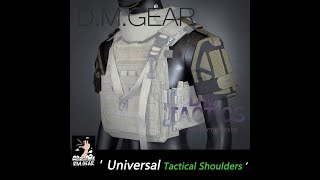 Universal Shoulder Pads Shoulder Armor Tactical Hunting Gear Vest Accessory Shoulder Protector [upl. by Lleryt]