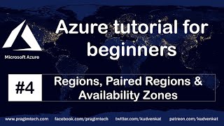 Azure Regions  Paired Regions  Availability Zones [upl. by Omocaig]