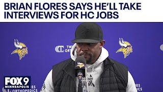 Brian Flores says hell take interview requests for head coaching jobs [upl. by Normalie]