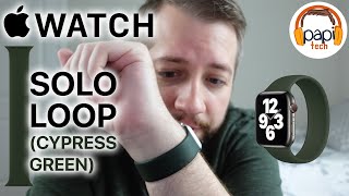 Apple Watch Solo Loop  Review Cypress Green [upl. by Yeuh]