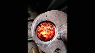 Anthracite coal burning hot [upl. by Aggappera]