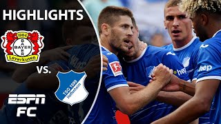 Hoffenheim STUNS Bayer Leverkusen with dominant away win  Bundesliga Highlights  ESPN FC [upl. by Mueller]