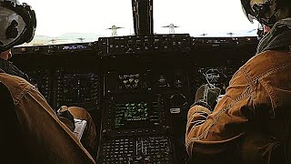 Cockpit View Of MV22B Osprey Takeoff Plus A Glimpse Of A Mass Formation Flight Demonstration [upl. by Fujio85]