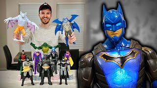 CRIEI UMA HISTÓRIA COM TODOS OS BRINQUEDOS DE BATMAN MISSIONS [upl. by Oiratnom]