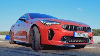 Kia Stinger Walkaround  Top Gear [upl. by Eirrahs413]