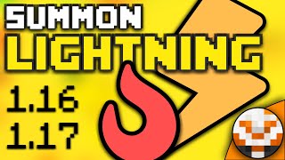 How To Summon Lightning in Minecraft 117 JavaBedrock command [upl. by Coralie]