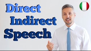 Inglese per Italiani Direct and Indirect Speech Discorso diretto e indiretto [upl. by Aicitan]