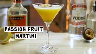 Passion Fruit Martini  Tipsy Bartender [upl. by Bertram25]