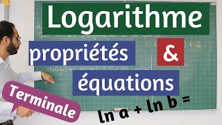 LOGARITHME  Propriétés et équations [upl. by Avik]