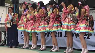 20170715 民謡ガールズ in佐野駅前（さのクールアースデー2017） [upl. by Naujled]