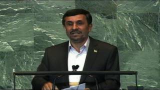 Iranian President Mahmoud Ahmadinejad Addresses United Nations General Assembly [upl. by Deeraf621]