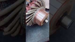 Replacing the commutator of the dc motor armature is as simple as shorts short automobile truck [upl. by Pozzy]