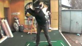 Golf Drill Shoulder Turn Backswing [upl. by Radbourne]