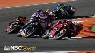 MotoGP Valencian Grand Prix  EXTENDED HIGHLIGHTS  11622  Motorsports on NBC [upl. by Yasmar]