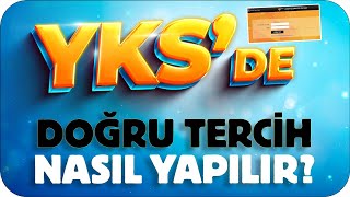 2023 YKSde Doğru Tercih Nasıl Yapılır❓ Tercihten Önce Mutlaka İzle❗ [upl. by Leizar]