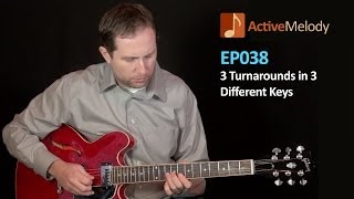 How to play turnarounds on guitar  Turn around guitar lesson  EP038 [upl. by Karalee]