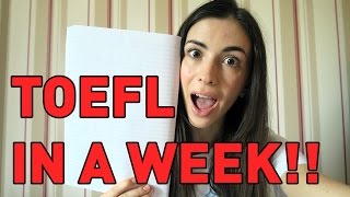 How to Study for TOEFL in 7 Days Tips Tricks and Things to Take With You [upl. by Quigley]