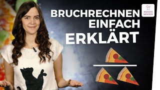 Bruchrechnen Regeln einfach erklärt  Mathe Grundlagen [upl. by Ellie]