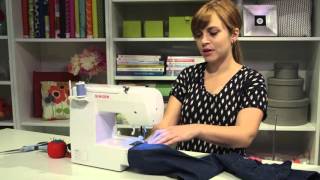 SINGER® 1234 Sewing Machine  Sewing a Hem [upl. by Neelrahc]