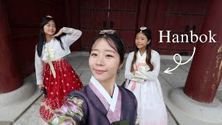 WE WORE KOREAN TRADITIONAL DRESS FOR 24 HOURS [upl. by Trinidad398]