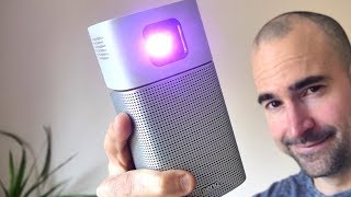 BenQ GV1 Portable Projector  Unboxing Setup amp Review [upl. by Ramin]