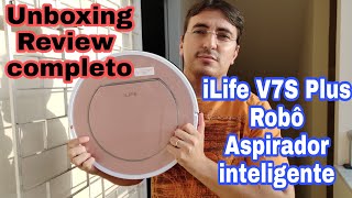 iLife V7S Plus  Robô Aspirador inteligente do Aliexpress [upl. by Ayouqes]