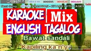 Karaoke tagalog amp English mix collections popular karaoke  Karaoke Version  videoke [upl. by Etnoel]