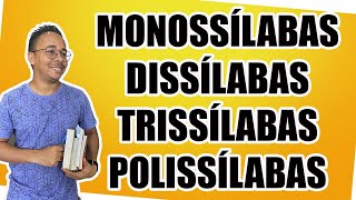 MONOSSÍLABAS DISSÍLABAS TRISSÍLABAS E POLISSÍLABAS [upl. by Naillimixam]