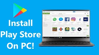 How To Install Google Play Store on PC and Run Android Games and Apps on Laptop  Howtosolveit [upl. by Iva]