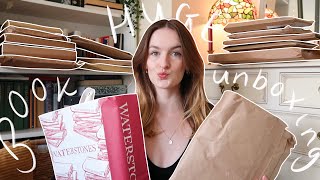 HUGE 50 book unboxing haul 📦📖 waterstones book mail  special editions [upl. by Entruoc]