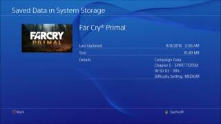 PS4 Tutorial Where to Find Your Saves on A PS4 [upl. by Eitac]