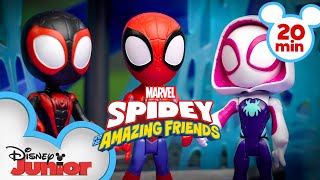 Play with Marvel’s Spidey and his Amazing Friends  Compilation  disneyjunior [upl. by Becker]