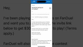 How to REFER FRIENDS in FANDUEL app [upl. by Verine761]