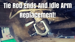 Chevy Silverado Pitman Arm And Tie Rod End Replacement [upl. by Agripina]