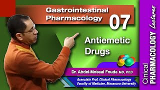 GIT Pharmacology  Lec 07  Antiemetic Drugs [upl. by Kopple456]