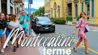 RICHES OF TUSCANY MONTECATINI TERME Italy  4k Walking Tour around the City  Travel GuideItaly [upl. by Eirffej]