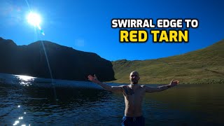 Descending swirral edge to red tarn Helvellyn lake district uk [upl. by Winn]